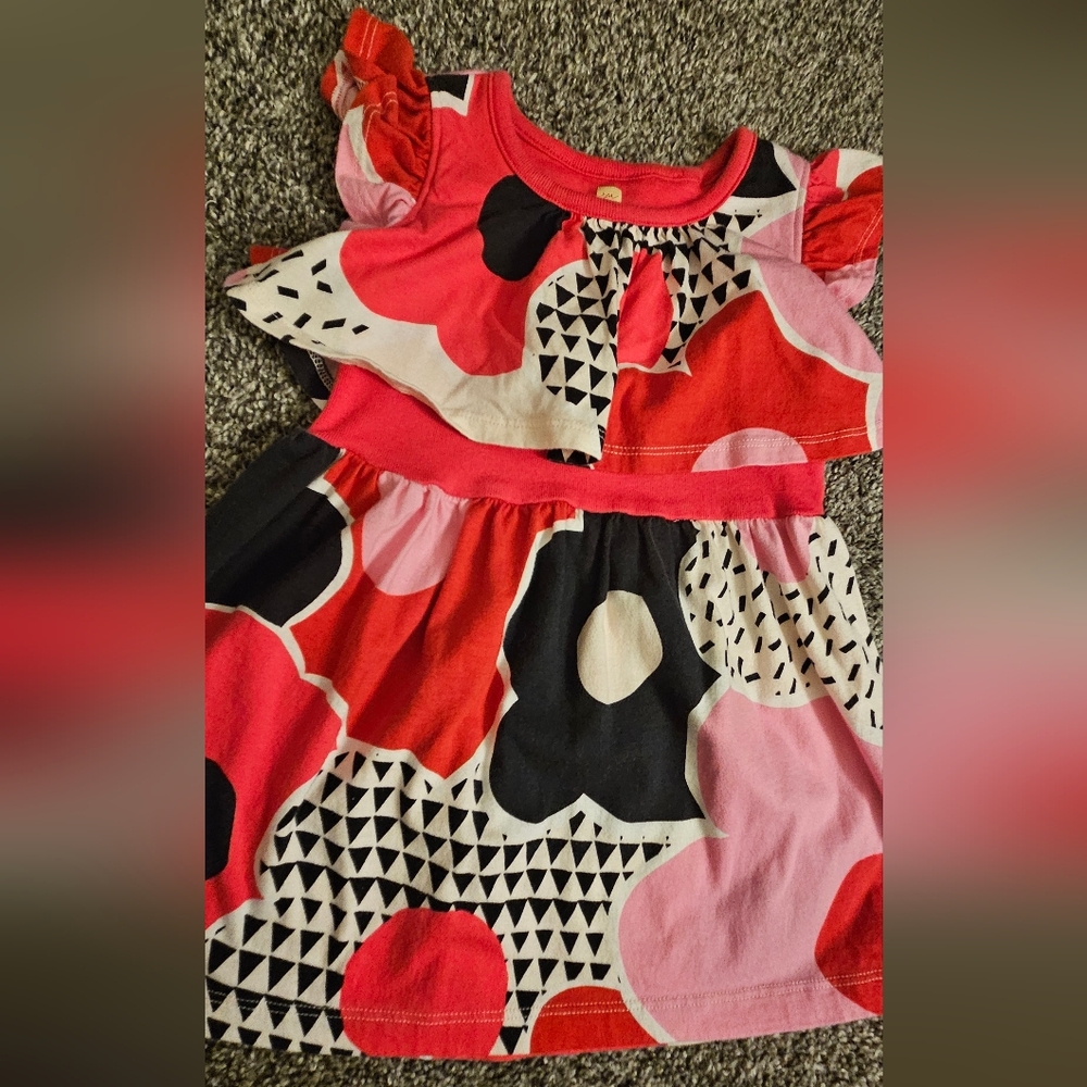 Tea Collection Floral Toddler Dress - Picture 2 of 4
